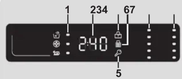 CANDY HCS 1292D3S - Display digital - 1