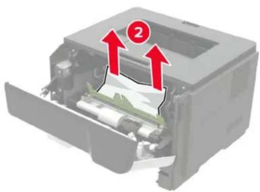 LEXMARK MS421dw - Bourrage derrière la porte A - 7