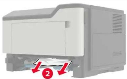 LEXMARK MS421dw - Bourrage papier dans l'unité d'impression recto verso - 3