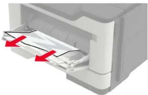 LEXMARK MS421dw - Bourrage papier dans le chargeur multifonction - 1