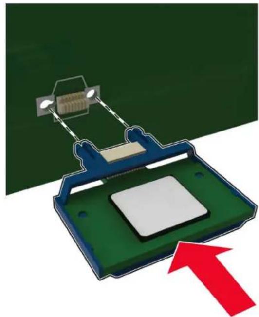LEXMARK MS421dw - Installation d'une carte en option - 3