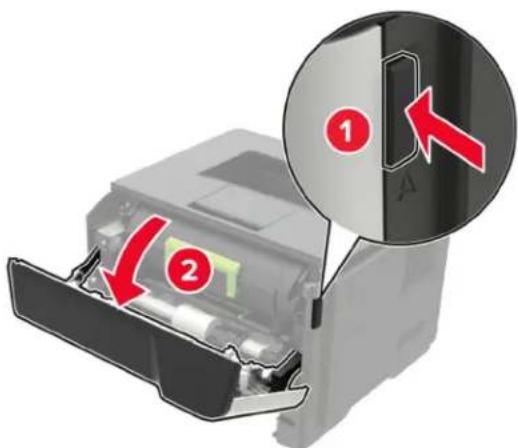 LEXMARK MS421dw - Bourrage derrière la porte A - 2