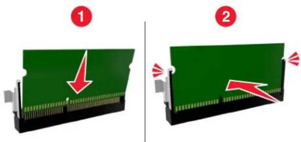 LEXMARK MS421dw - Installation d'une carte mémoire - 3