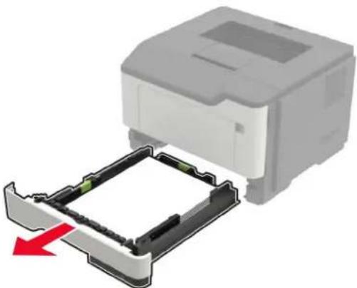 LEXMARK MS421dw - Bourrage derrière la porte A - 1