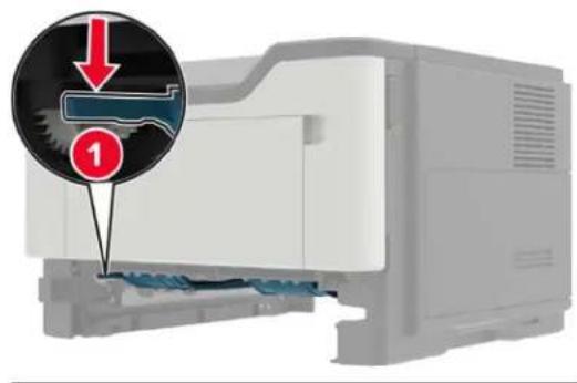 LEXMARK MS421dw - Bourrage papier dans l'unité d'impression recto verso - 2