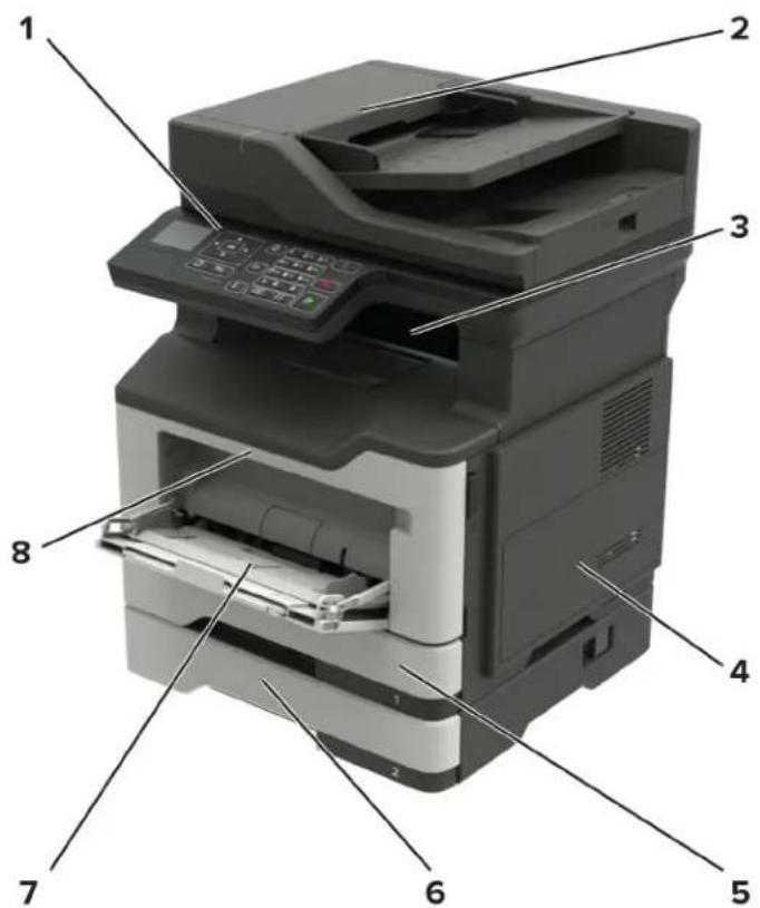 LEXMARK MX321adw - Configurations de l'imprimante - 3