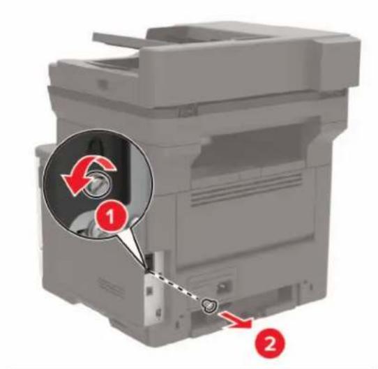 LEXMARK MX321adw - Accès à la carte logique - 1