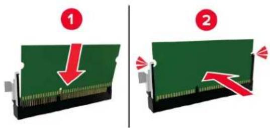 LEXMARK MX321adw - Installation d'une carte mémoire - 4