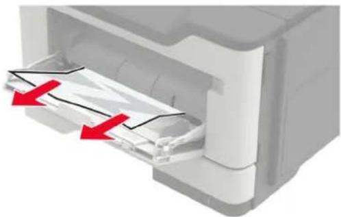 LEXMARK MX321adw - Bourrage papier dans le chargeur multifonction - 1