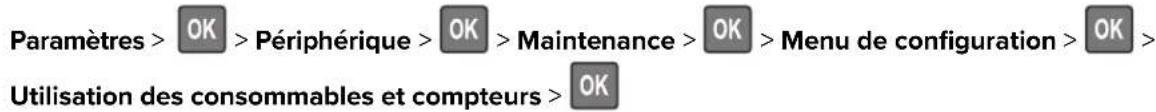 LEXMARK MX321adw - Remplacez la cartouche, zone d'impression inadaptee - 1