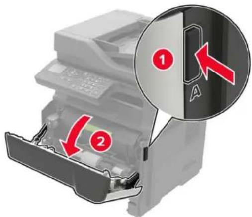 LEXMARK MX321adw - Bourrage derrière la porte A - 2