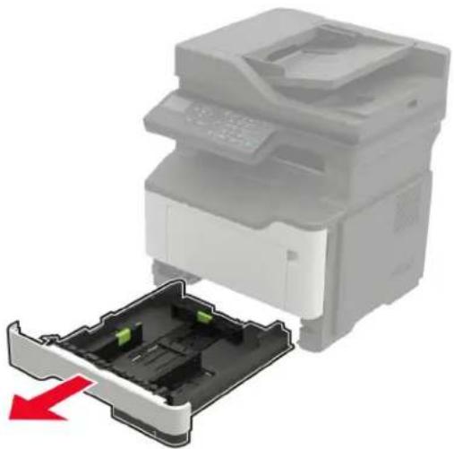 LEXMARK MX321adw - Bourrage papier dans les tiroirs - 1