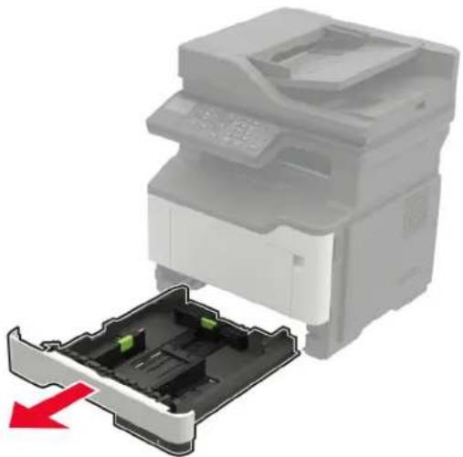 LEXMARK MX321adw - Bourrage derrière la porte A - 1