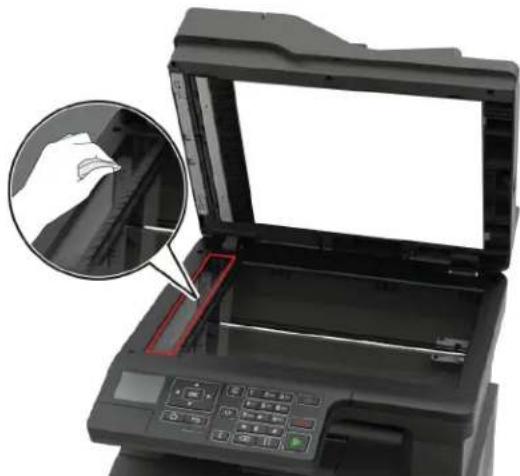 LEXMARK MX321adw - Nettoyage du scanner - 2
