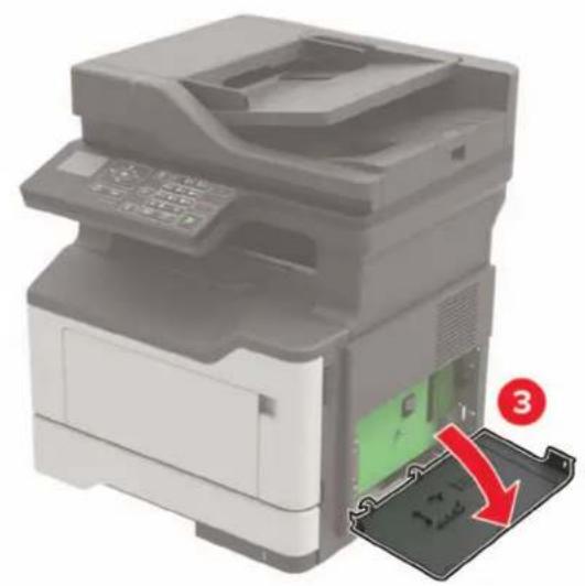 LEXMARK MX321adw - Installation d'une carte mémoire - 3