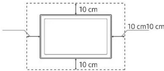 SAMSUNG QE65Q7FNAT - Ventilation adaptée de votre téléviseur - 2