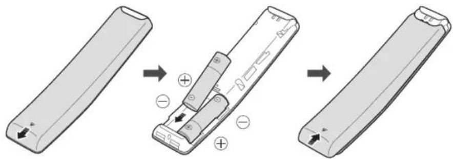 SAMSUNG QE65Q7FNAT - Sette i batterier i Samsung-smartkontroll - 1