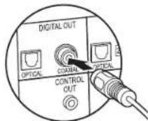 PIONEER N70AE - Raccordement à l'aide d'un cable coaxial numérique - 1