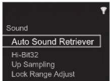 PIONEER N70AE - Playing even better quality sound (SOUND menu) - 1