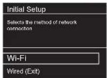 PIONEER N70AE - Wi-Fi-Verbindungseinstellungen - 1