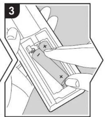 PIONEER N70AE - Satta på strömmen och grundinställning - 3