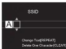 PIONEER N70AE - Saisissez le SSID du point d'accès - 1
