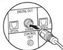 PIONEER N70AE - Ansluta med en digital koaxialkabel - 1