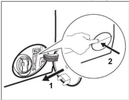 AEG LP5281 - Procedere come segue per effettuare la pulizia della pompa: - 9