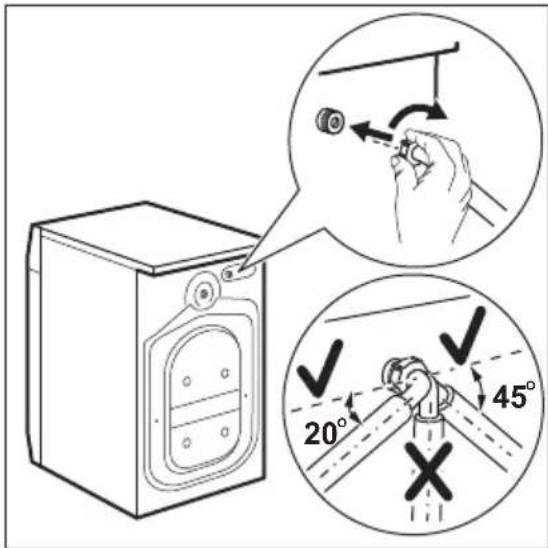 AEG LP5281 - Tuyau d'arrivée d'eau - 1
