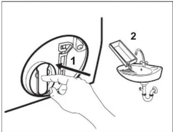 AEG LP5281 - Procedere come segue per effettuare la pulizia della pompa: - 4