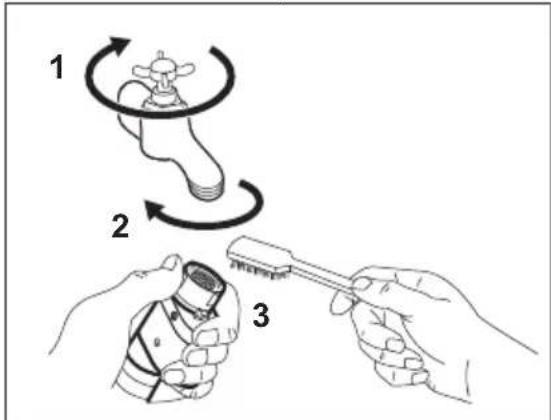 AEG LP5281 - Nettoyage du tuyau d'arrivée d'eau et du filtre de la vanne - 1