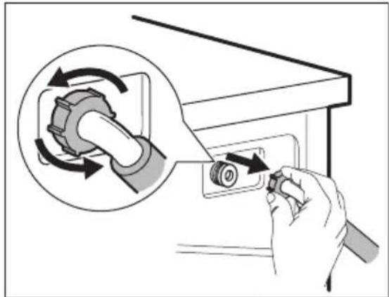 AEG LP5281 - Pulizia del tubo di carico e del filtro della valvola - 2