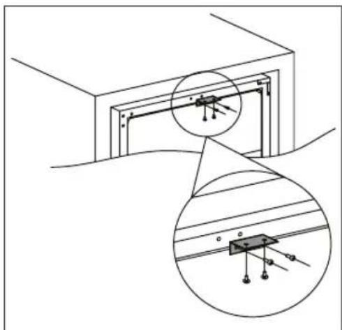 AEG SWB63001DG - INSTALLAZIONE DELLA STAFFA SUPERIORE - 1
