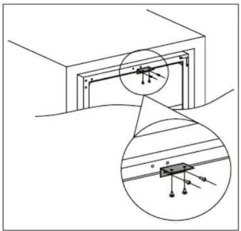 AEG SWB63001DG - INSTALLER DEN ØVRE BRAKETTEN - 1