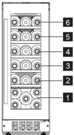 AEG SWB63001DG - VINOPBEVARING - 2