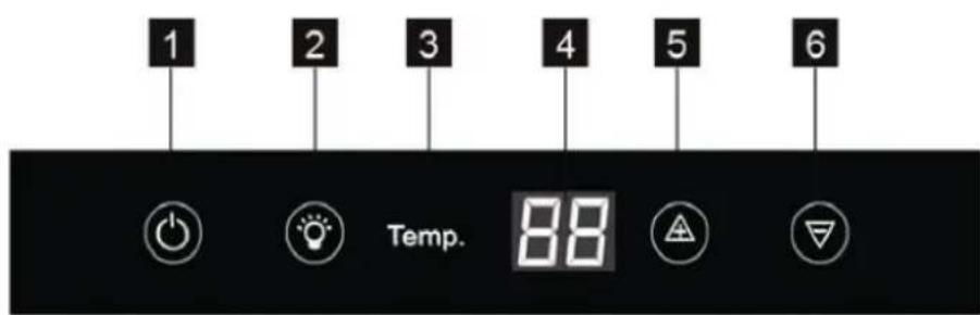 AEG SWB63001DG - PANEL STEROWANIA - 1