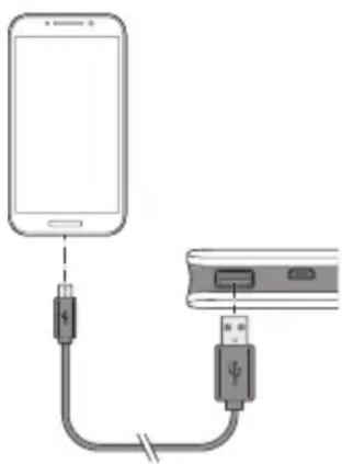 LENCO PBQ1050 - Akkubetriebene mobile Geräte mit dem Zusatz-Akku laden - 1
