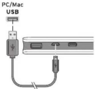 LENCO PBQ1050 - Zusatz-Akku über USB aufladen - 1