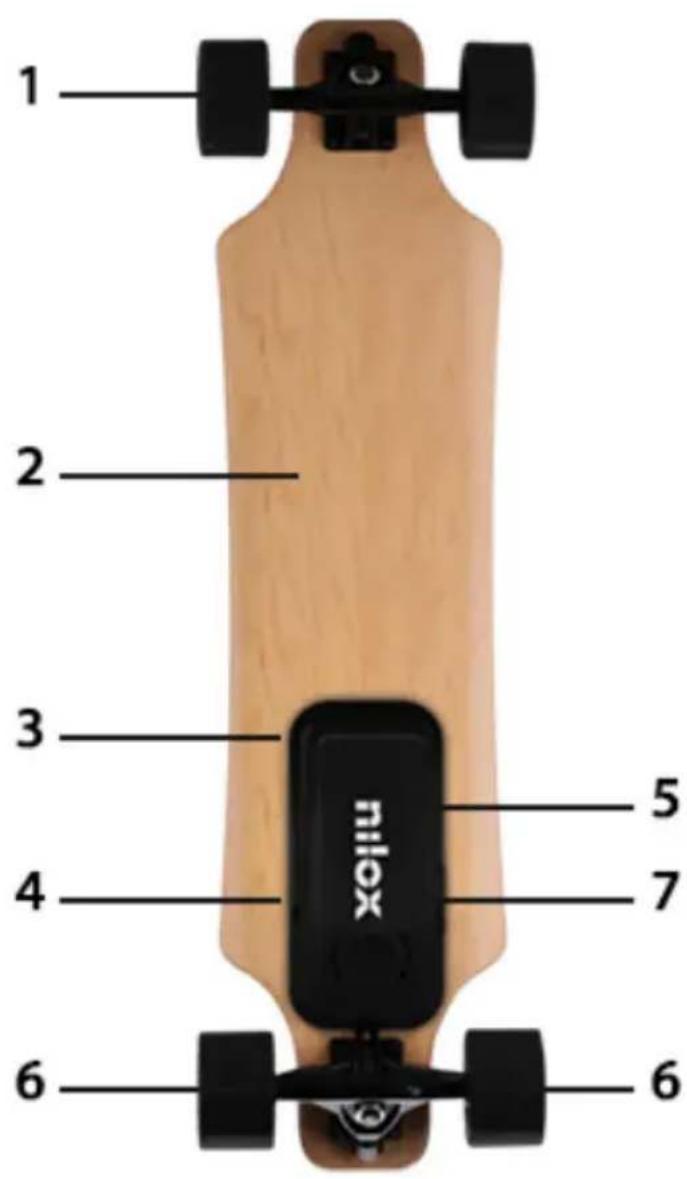 NILOX DOC Longboard - SKATE - 1