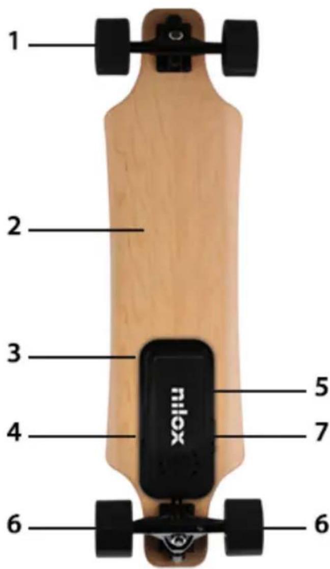 NILOX DOC Longboard - SKATEBOARD - 1