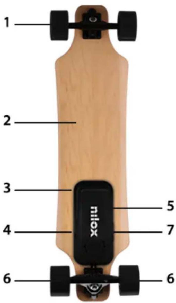 NILOX DOC Longboard - MONOPATÍN - 1