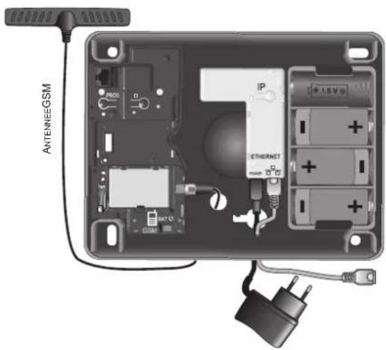 SOMFY 2401130 - Votre installation comporte une centrale/transmetteur GSM avec accès internet : - 1