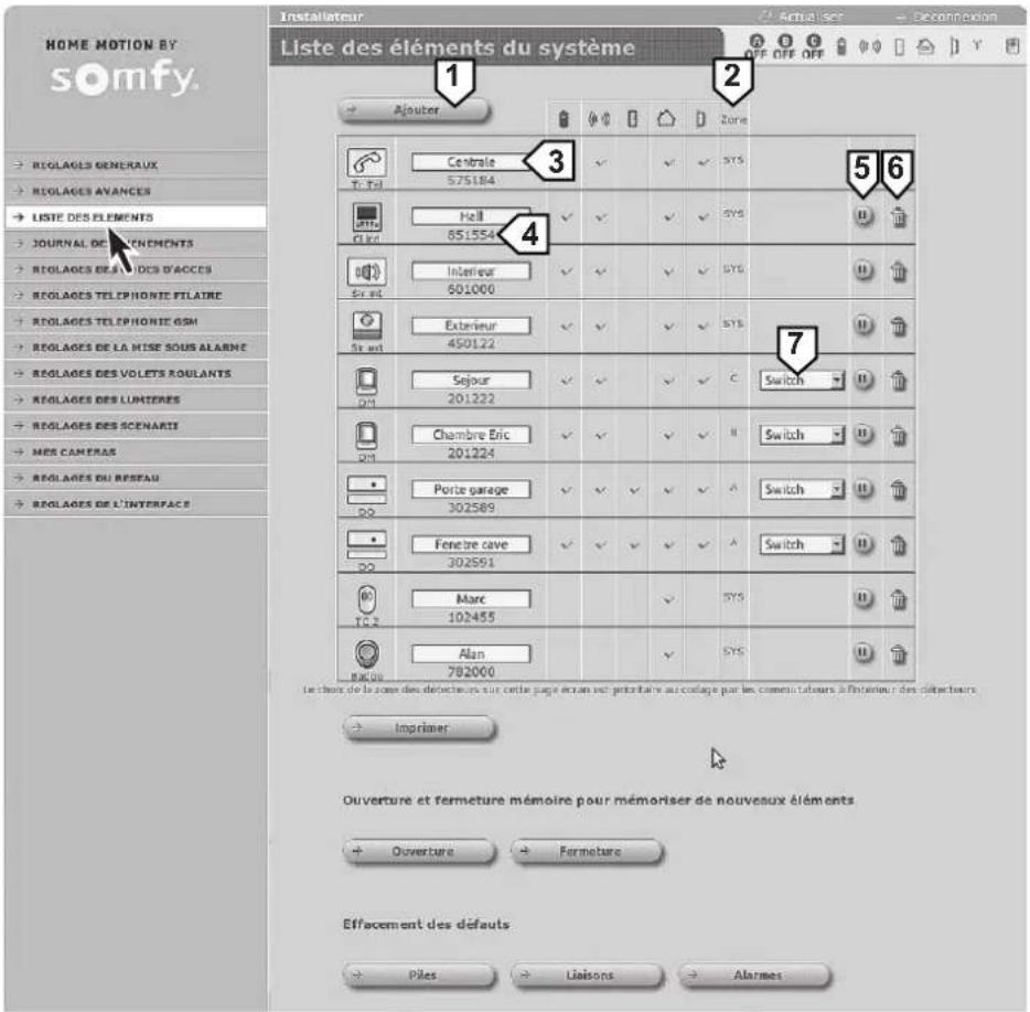SOMFY 2401130 - Pages écran du menu Installateur - 3