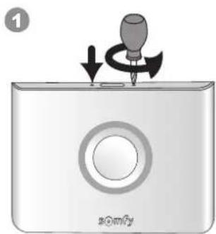 SOMFY 2401130 - Effacer tous les éléments mémorisés dans la centrale/transmetteur - 1