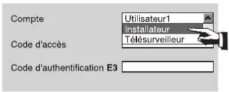 SOMFY 2401130 - Sélectionner le compte «Installateur» - 1