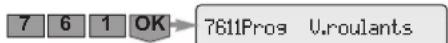 SOMFY 2401130 - Ce menu permet : - 2