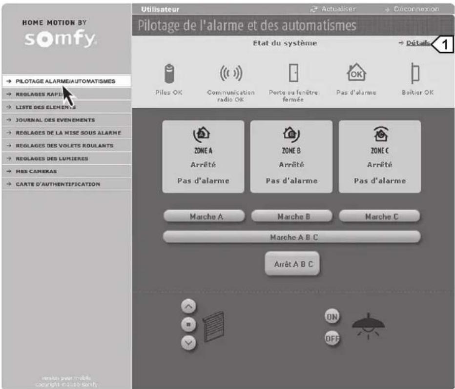 SOMFY 2401130 - Pilotage de l'alarme et des automatismes - 1
