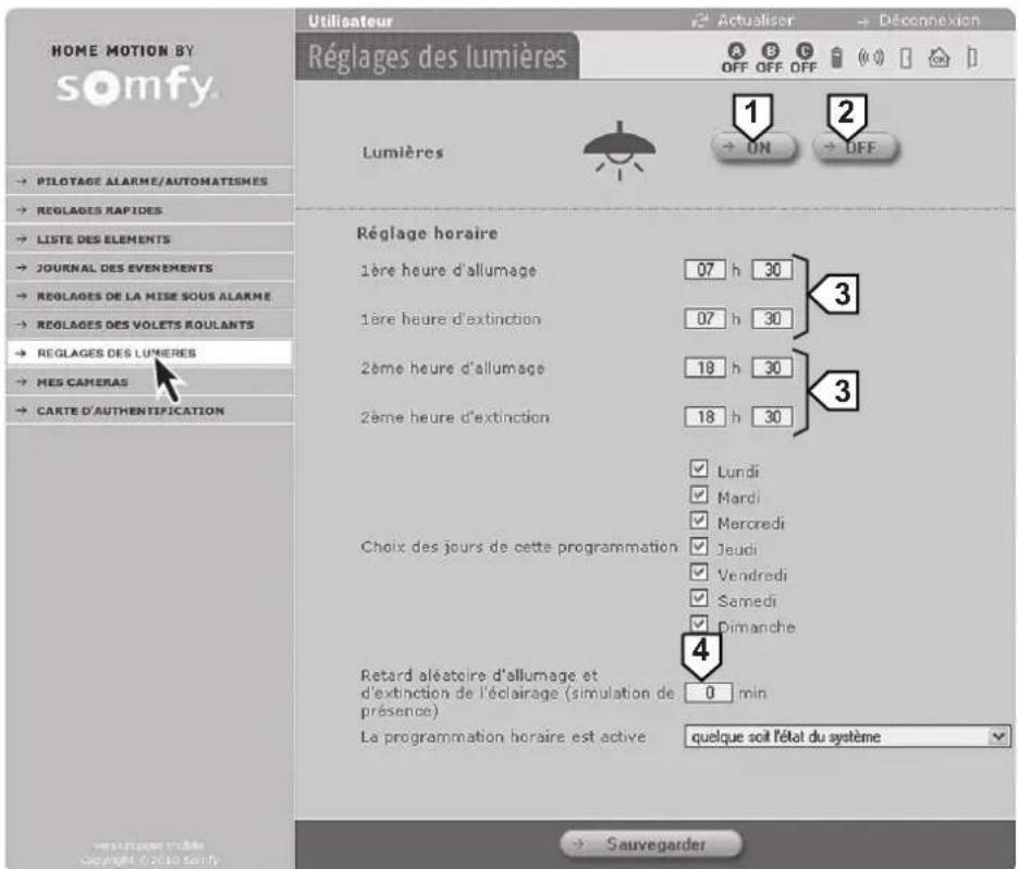 SOMFY 2401130 - Réglage des lumières - 1