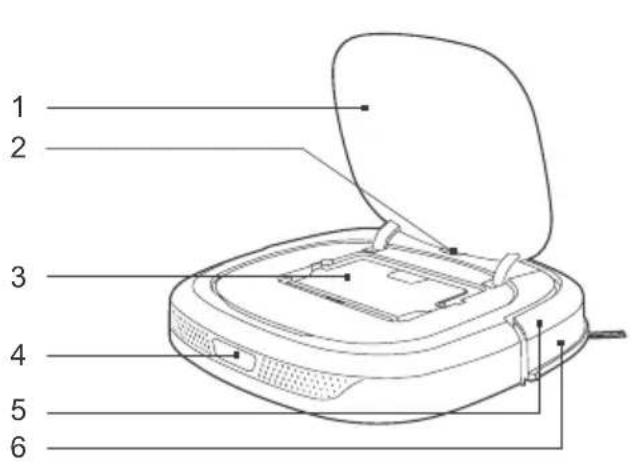 ECOVACS Deebot Slim 2 - Esquema del producto - 1