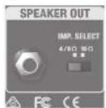ROLAND Blues Cube Artist 212 - Commutateur [IMP. SELECT] (selection d'impédance) - 1